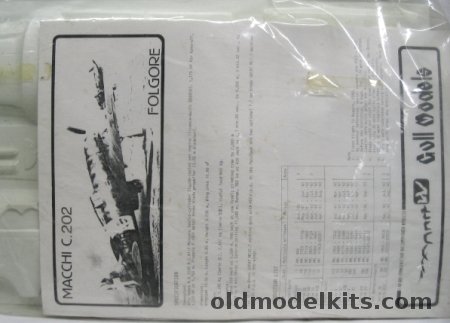 Gull Models 1/48 Macchi C.202 Folgore (C202 - C-202) plastic model kit